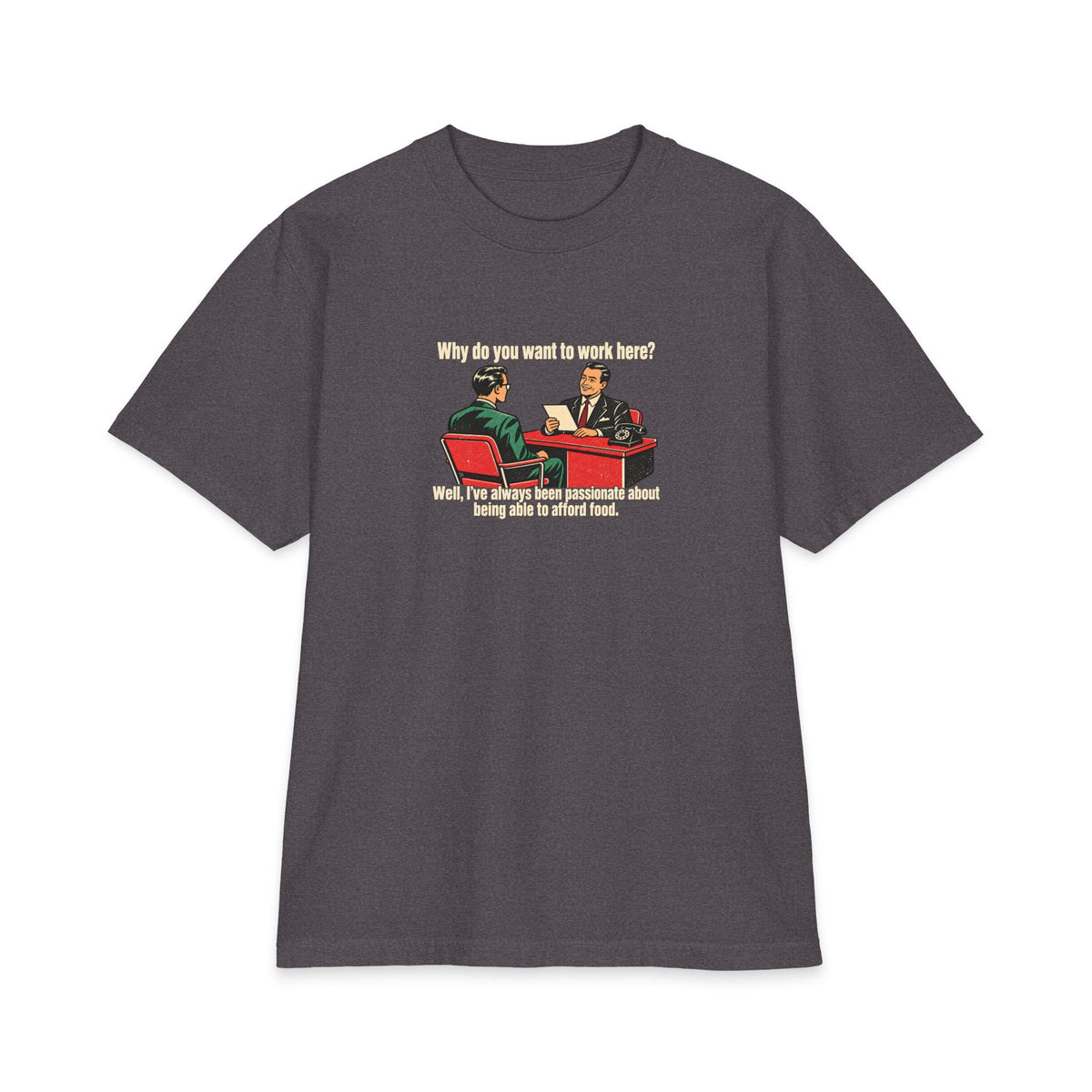 BAD MOOD — Afford Food — V2 — Heavyweight Tee