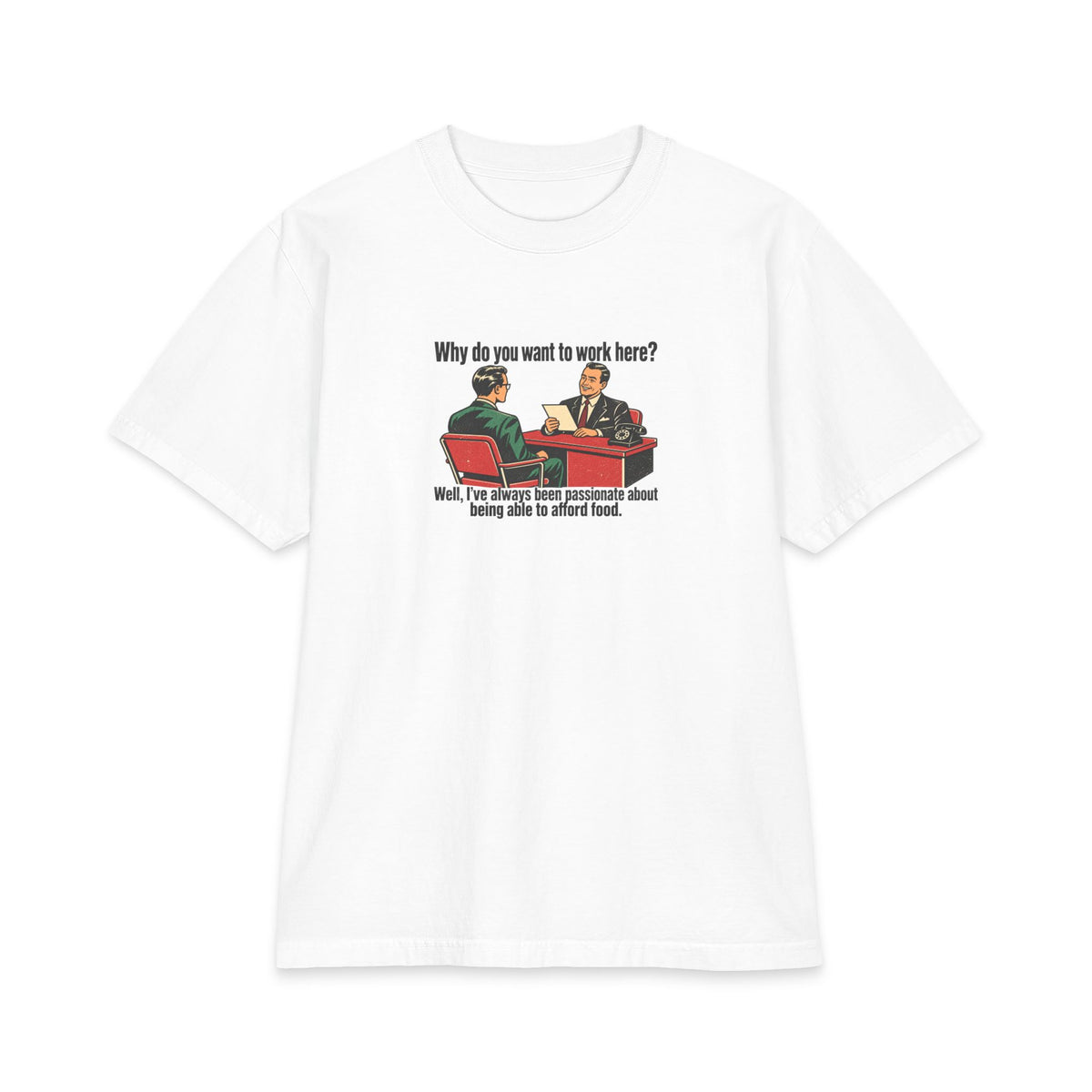 BAD MOOD — Afford Food — V2 — Heavyweight Tee