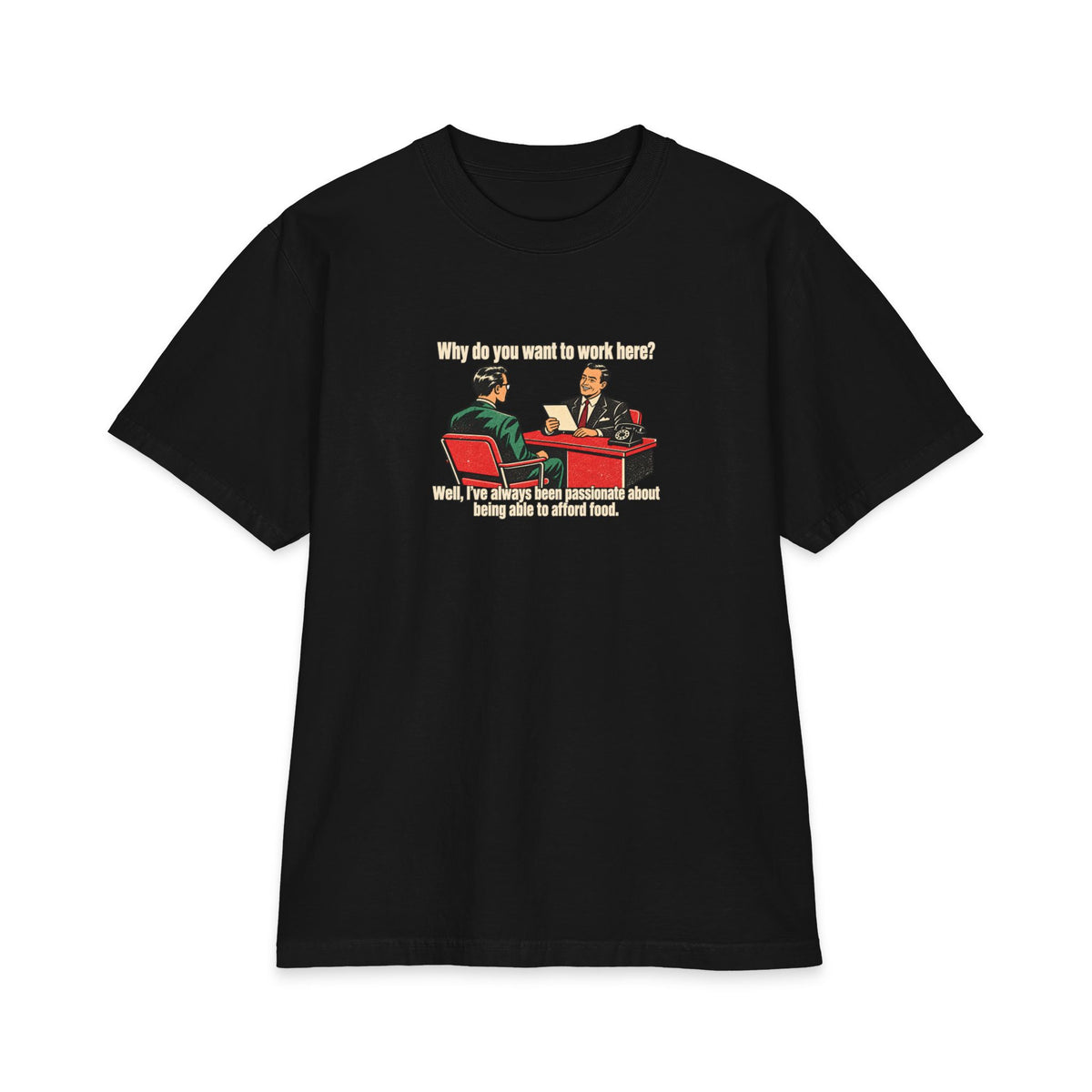 BAD MOOD — Afford Food — V2 — Heavyweight Tee