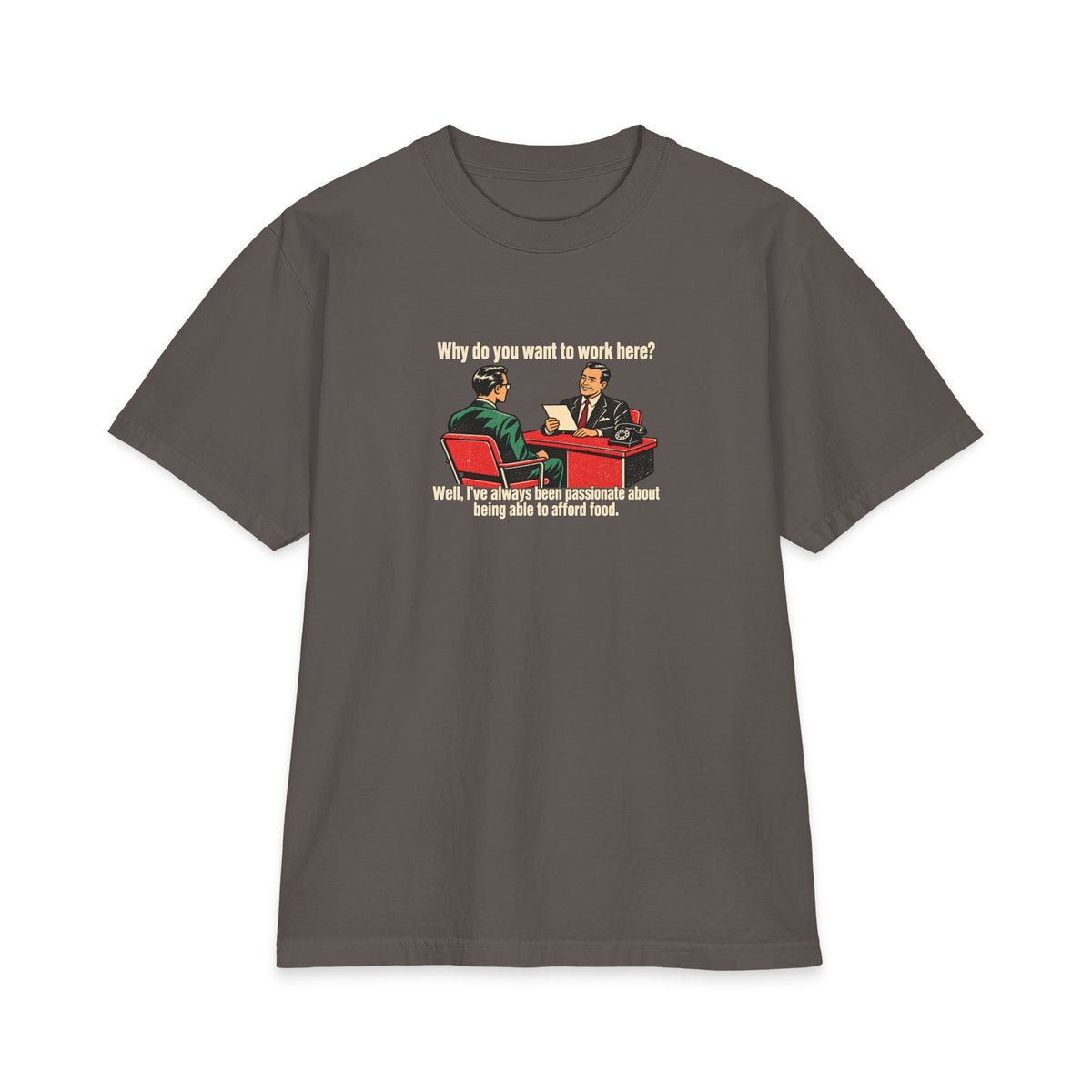 BAD MOOD — Afford Food — V2 — Heavyweight Tee