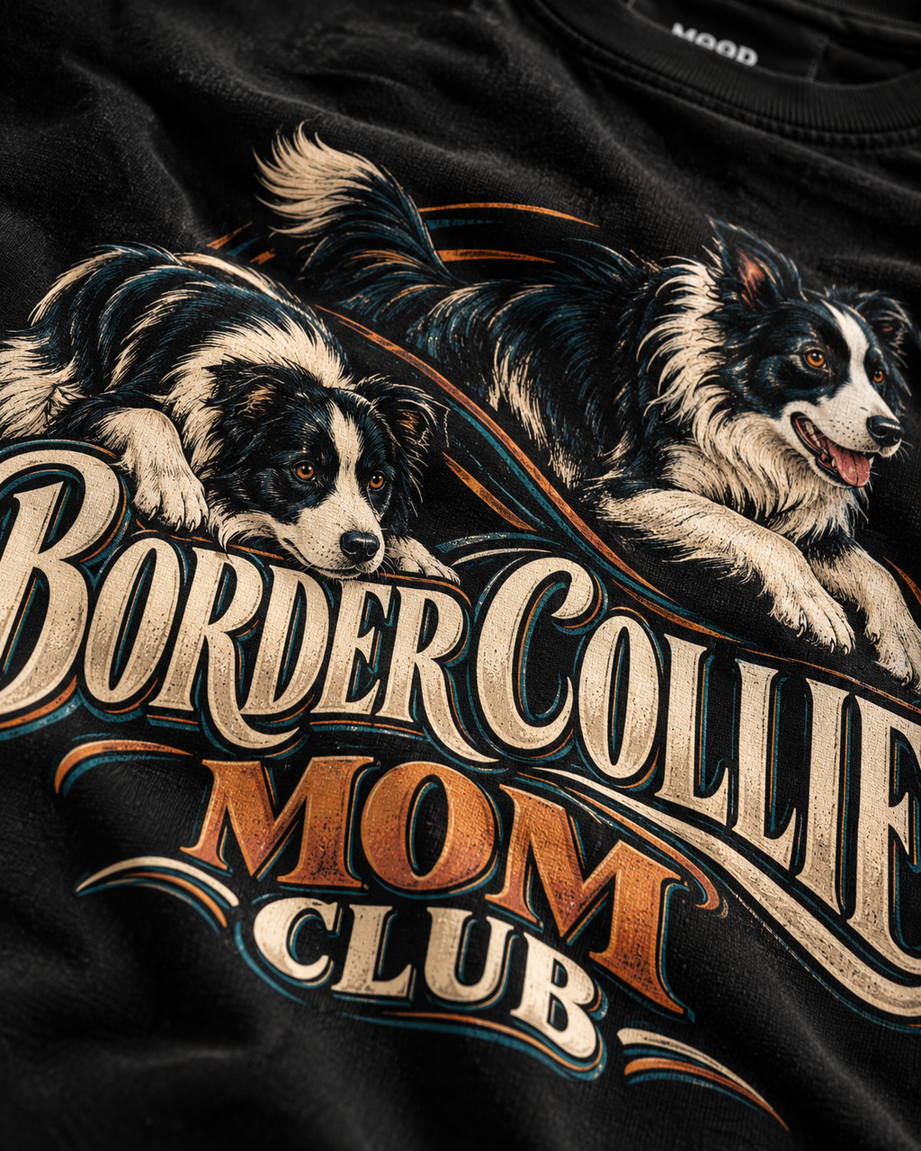 Border Collie Mom Club - T-shirt