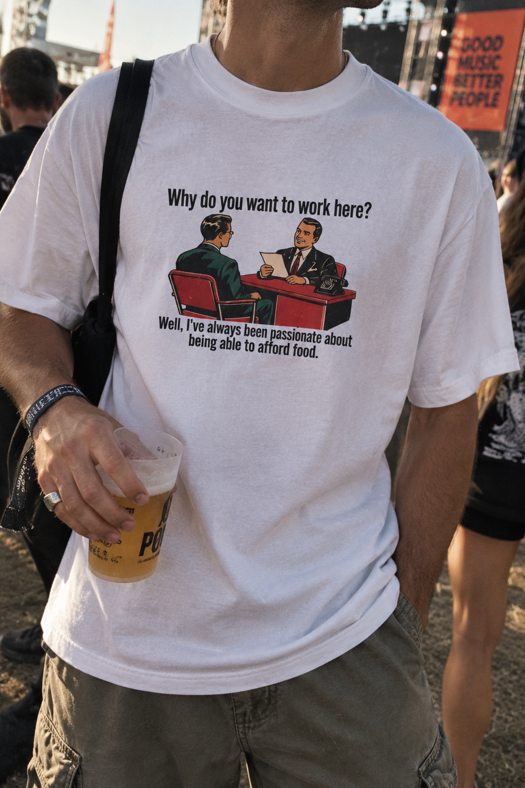 BAD MOOD — Afford Food — V2 — Heavyweight Tee
