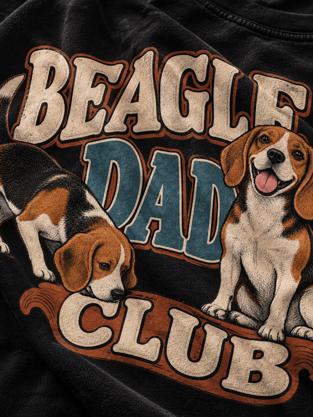 Beagle Dad Club - T-shirt