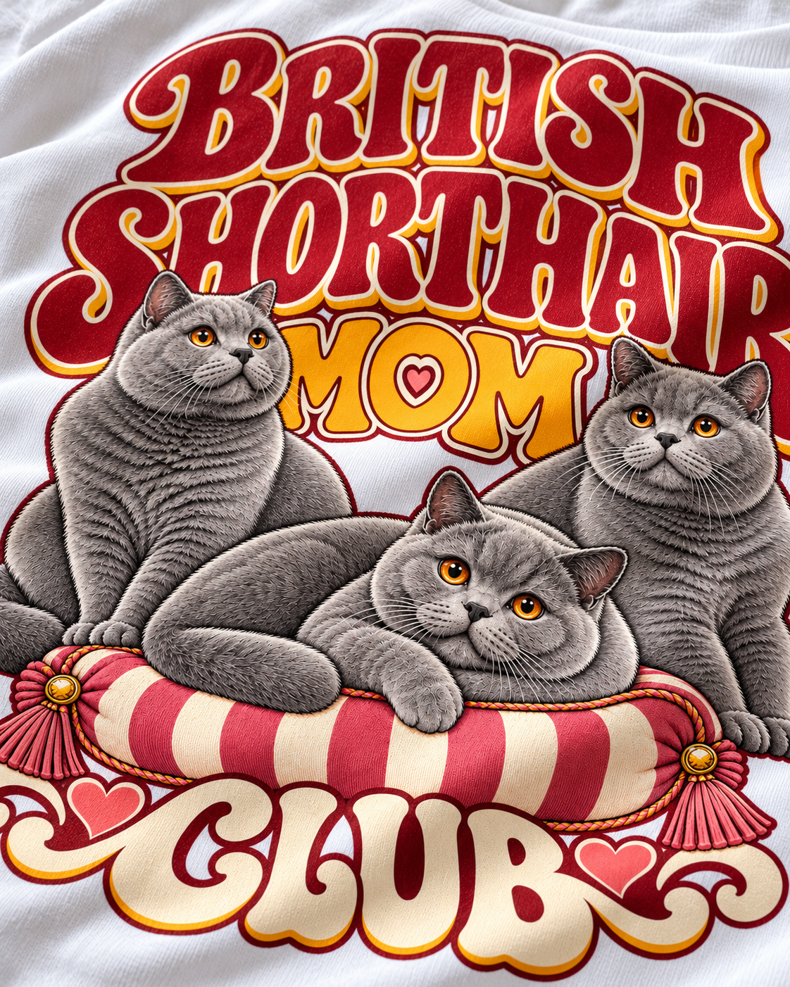 Gros plan du motif — british-shorthair-mom — MOOD CLUB
