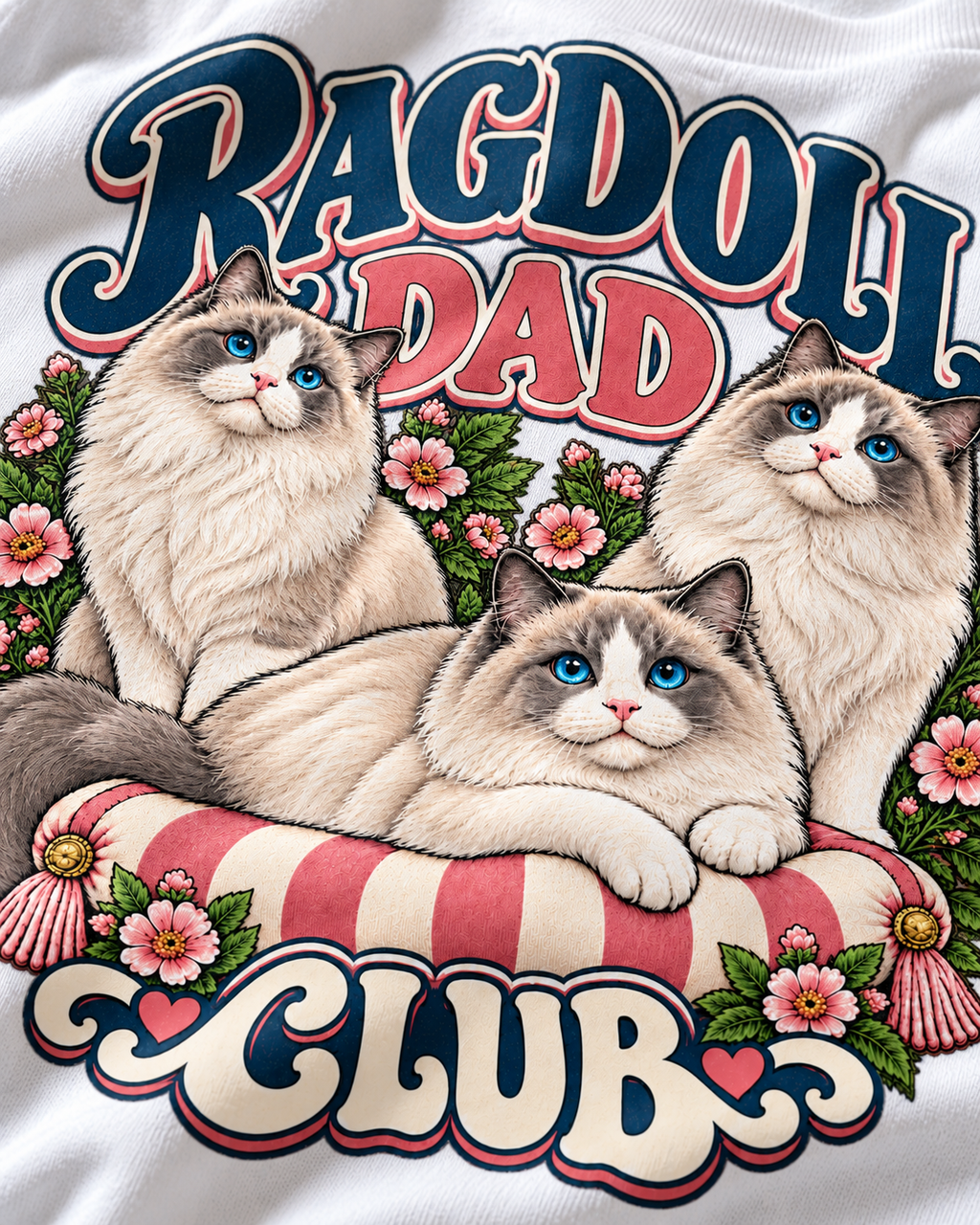 Gros plan du motif — ragdoll-dad — MOOD CLUB
